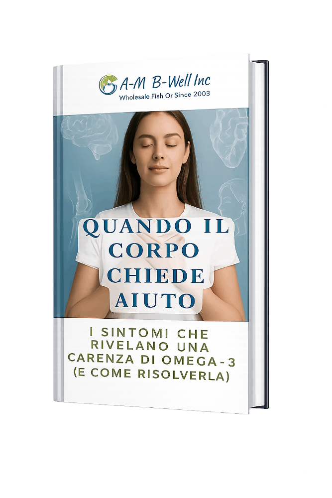 Copertina ebook Sintomi carenza Omega-3 - Guida con test e protocolli di integrazione sicuri